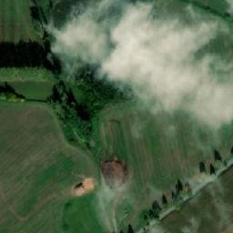Satellite imagery of [Křešín u Pacova] church t., CZ