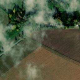 Satellite imagery of [Křešín u Pacova] church t., CZ
