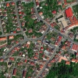 Satellite imagery of [Přibyslav] old gothic outlook t., CZ