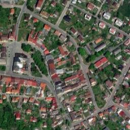 Satellite imagery of [Přibyslav] old gothic outlook t., CZ