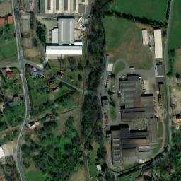 Satellite imagery of [Frýdlant nad Ostravicí] former factory chimney, CZ