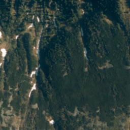Satellite imagery of cairn, PL