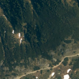 Satellite imagery of cairn, PL