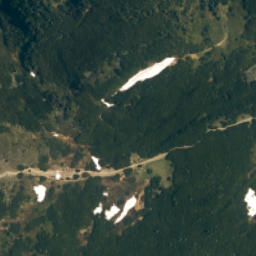 Satellite imagery of cairn, PL