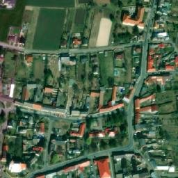Satellite imagery of sv. Leonard [Hněvotín] church t., CZ