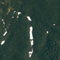 Satellite imagery of cairn, PL