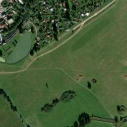 Satellite imagery of [Přeštice] church t., CZ