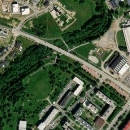 Satellite imagery of [Žďár nad Sázavou-Město Žďár] heat plant chimney, CZ