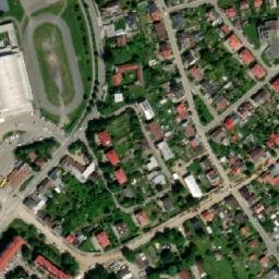 Satellite imagery of [Žďár nad Sázavou-Město Žďár] heat plant chimney, CZ