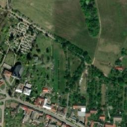 Satellite imagery of [Vanovice] church t., CZ