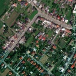 Satellite imagery of sv. Leonard [Hněvotín] church t., CZ