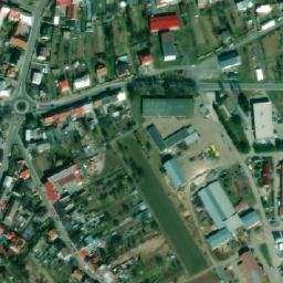 Satellite imagery of sv. Leonard [Hněvotín] church t., CZ