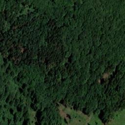Satellite imagery of Kozubová [Milíkov u Jablunkova] chapel outlook t., CZ