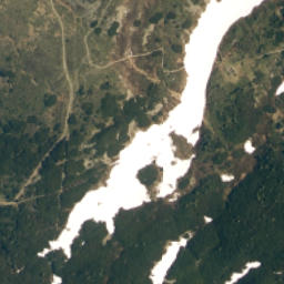 Satellite imagery of cairn, PL