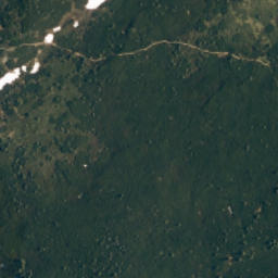 Satellite imagery of cairn, PL