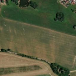 Satellite imagery of [Senožaty] church t., CZ