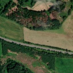 Satellite imagery of Ronov [Přibyslav-Ronov] ruine, CZ