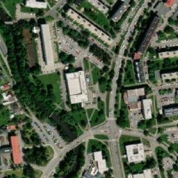 Satellite imagery of [Žďár nad Sázavou-Město Žďár] heat plant chimney, CZ