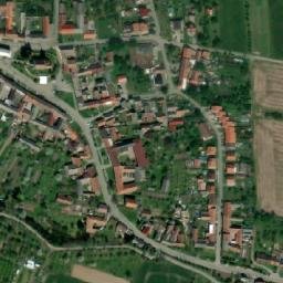 Satellite imagery of [Vanovice] church t., CZ
