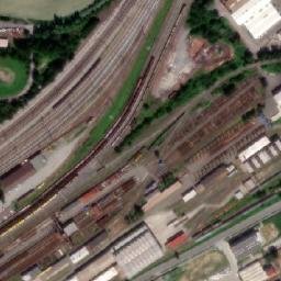 Satellite imagery of [Hranice] factory chimney, CZ