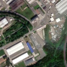 Satellite imagery of [Hranice] factory chimney, CZ