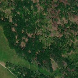 Satellite imagery of Kozubová [Milíkov u Jablunkova] chapel outlook t., CZ
