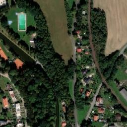 Satellite imagery of Husův sbor [Březnice] church t., CZ