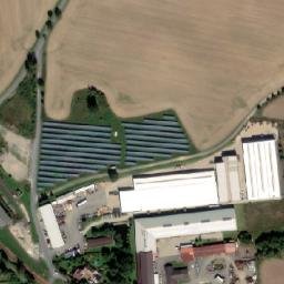 Satellite imagery of Husův sbor [Březnice] church t., CZ