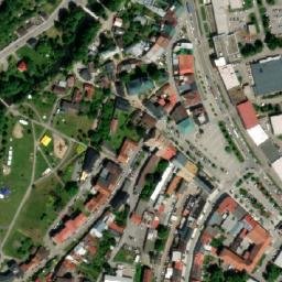 Satellite imagery of [Žďár nad Sázavou-Město Žďár] heat plant chimney, CZ