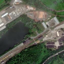 Satellite imagery of Tondach [Hranice] brick yard chimney-2, CZ