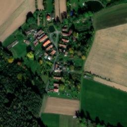 Satellite imagery of [Vyklantice] church t., CZ