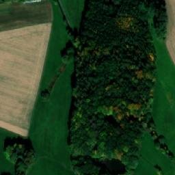 Satellite imagery of [Vyklantice] church t., CZ