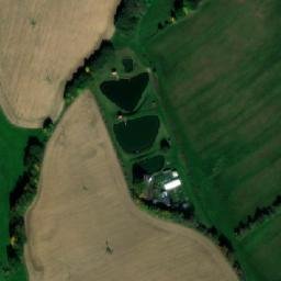 Satellite imagery of [Vyklantice] church t., CZ
