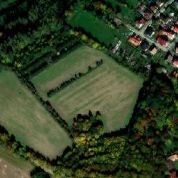 Satellite imagery of [Košetice] church t., CZ