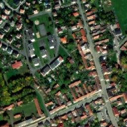 Satellite imagery of [Košetice] church t., CZ