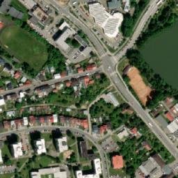 Satellite imagery of [Žďár nad Sázavou] church t., CZ
