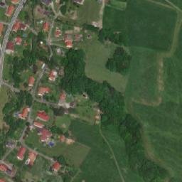 Satellite imagery of [Ženklava] church t., CZ