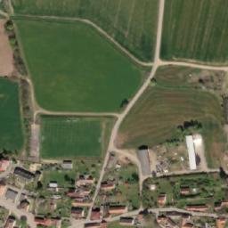 Satellite imagery of [Klučenice] church t., CZ