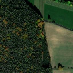 Satellite imagery of [Vyklantice] church t., CZ