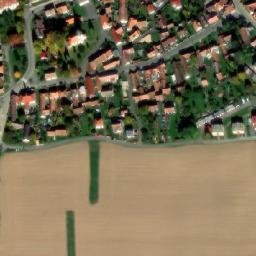 Satellite imagery of [Košetice] church t., CZ