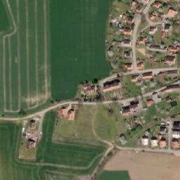 Satellite imagery of [Klučenice] church t., CZ