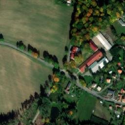 Satellite imagery of [Vyklantice] church t., CZ