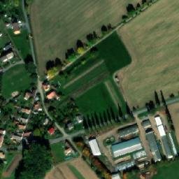 Satellite imagery of [Vyklantice] church t., CZ