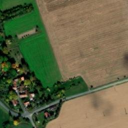 Satellite imagery of [Buřenice] church t., CZ