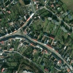Satellite imagery of [Velký Týnec] church t., CZ