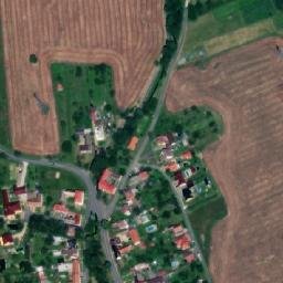 Satellite imagery of [Jezernice] church t., CZ