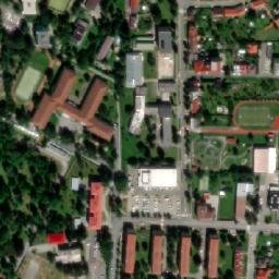 Satellite imagery of [Hranice] town hall t., CZ