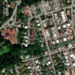 Satellite imagery of [Hranice] town hall t., CZ