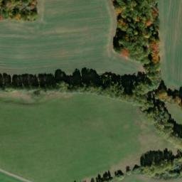 Satellite imagery of [Mutěnín] church t., CZ