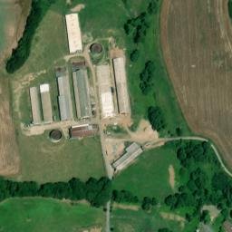 Satellite imagery of [Mutěnín] church t., CZ